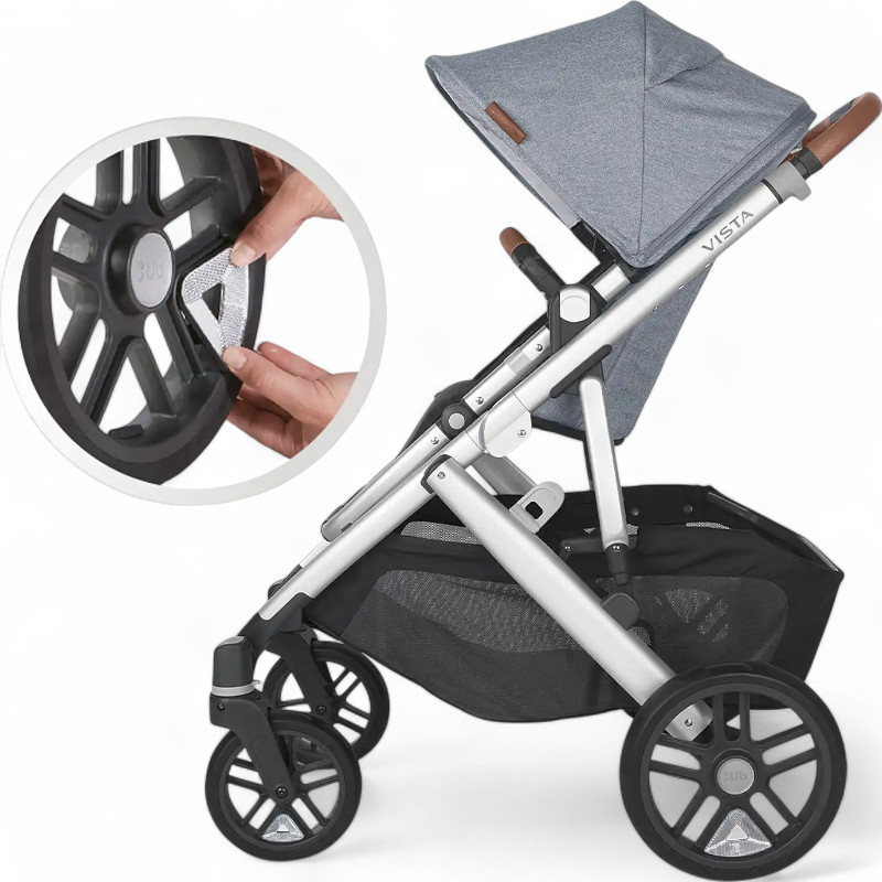 Uppababy Rad-Reflektoren für den Vista Kinderwagen